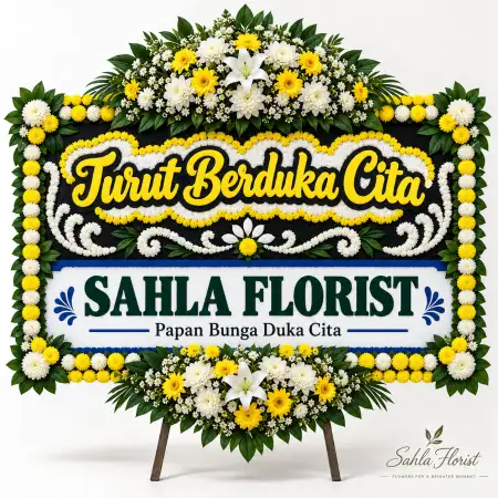 Papan Bunga Duka Lingga