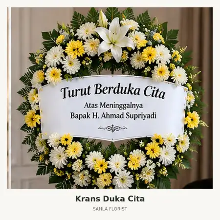 Krans Bunga Duka Lingga